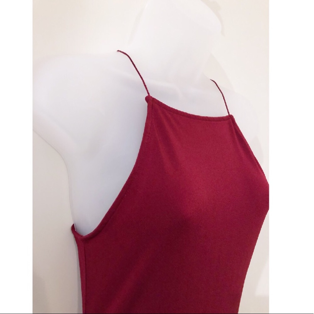 Maroon Red Bodysuit ❣️